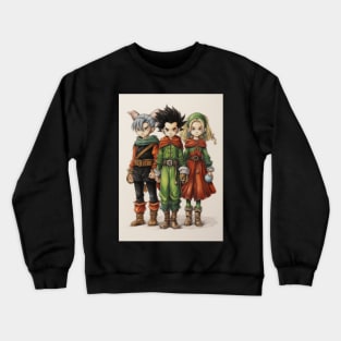 Three Cool Elves Crewneck Sweatshirt